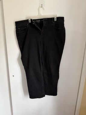 Rafaella Black Relaxed Fit Womens  Jeans